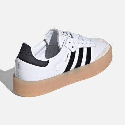 adidas アディダスオリジナルス SAMBAE W モノクロ レザー スニーカー IG5744 白 サンバ シューズ レディース
