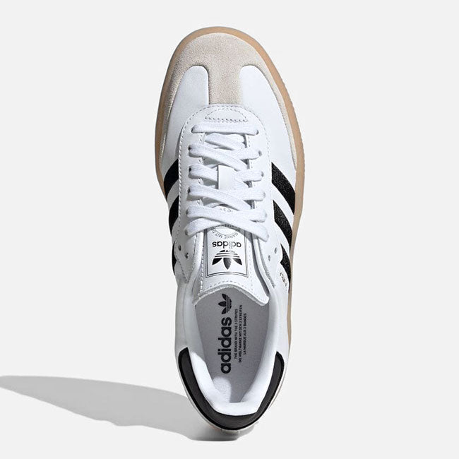 adidas アディダスオリジナルス SAMBAE W モノクロ レザー スニーカー IG5744 白 サンバ シューズ レディース