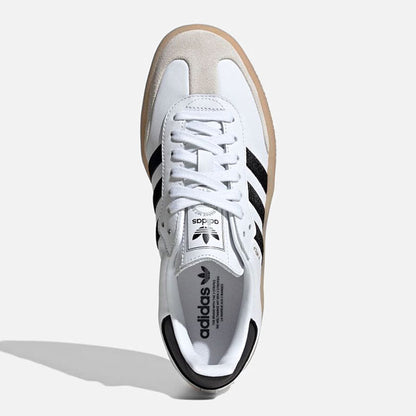 adidas アディダスオリジナルス SAMBAE W モノクロ レザー スニーカー IG5744 白 サンバ シューズ レディース