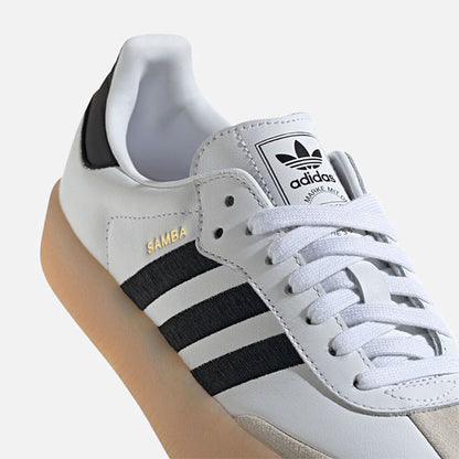 adidas アディダスオリジナルス SAMBAE W モノクロ レザー スニーカー IG5744 白 サンバ シューズ レディース