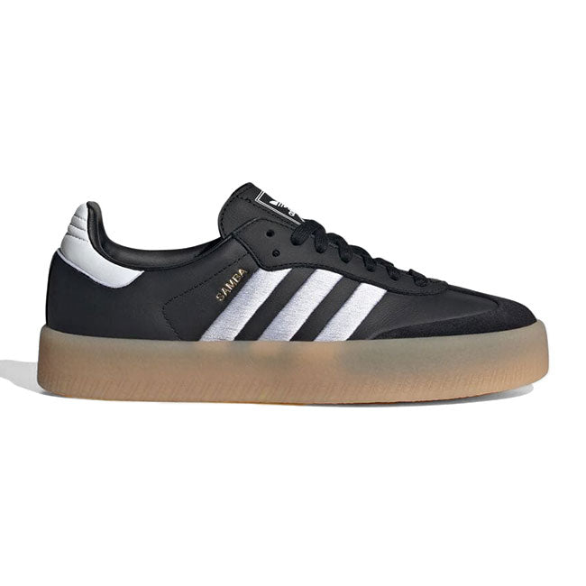 adidas アディダスオリジナルス SAMBAE W モノクロ レザー スニーカー ID0436 黒 サンバ シューズ レディース