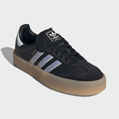 adidas アディダスオリジナルス SAMBAE W モノクロ レザー スニーカー ID0436 黒 サンバ シューズ レディース