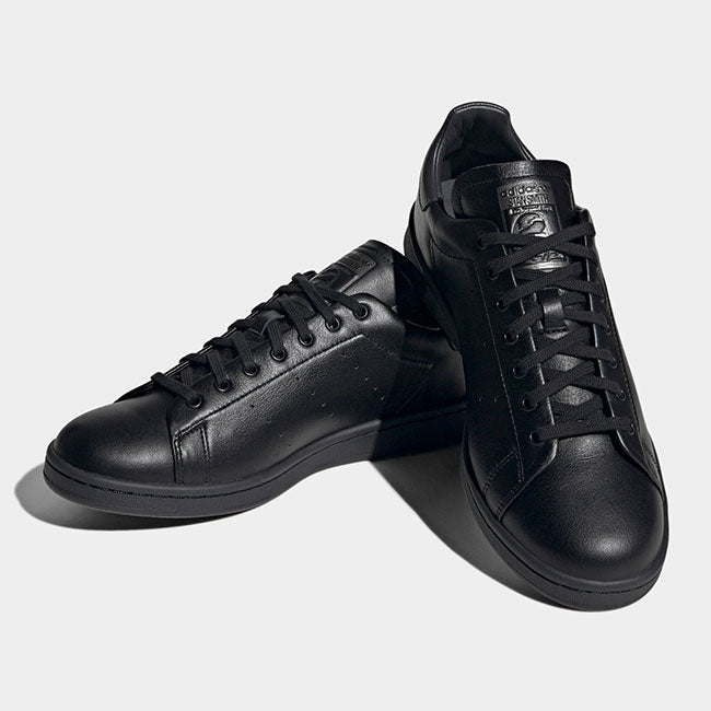 adidas アディダスオリジナルス STAN SMITH LUX スタンスミス オールブラック ラグジュアリー レザー スニーカー HQ6787 黒 シューズ メンズ レディース