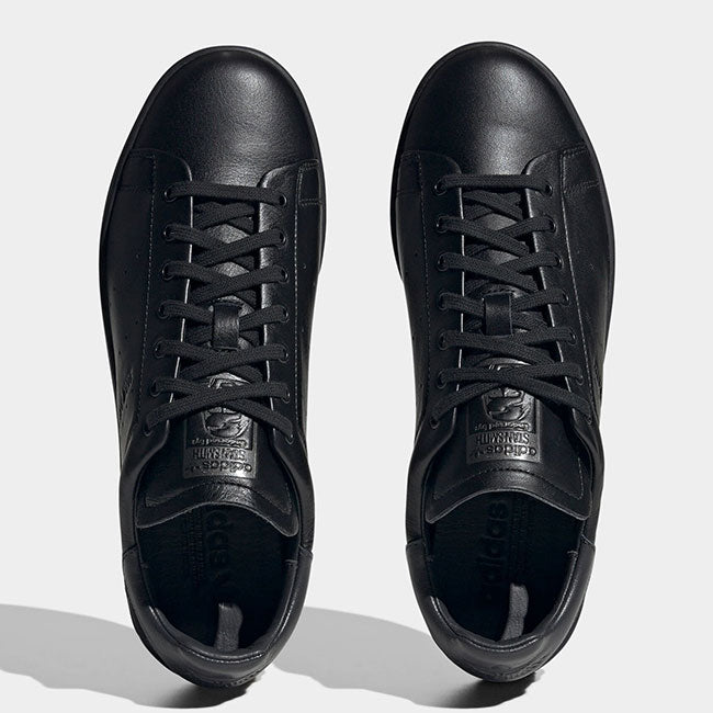 adidas アディダスオリジナルス STAN SMITH LUX スタンスミス オールブラック ラグジュアリー レザー スニーカー HQ6787 黒 シューズ メンズ レディース