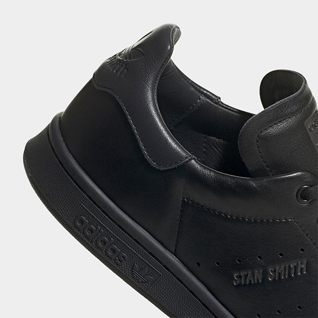 adidas アディダスオリジナルス STAN SMITH LUX スタンスミス オールブラック ラグジュアリー レザー スニーカー HQ6787 黒 シューズ メンズ レディース