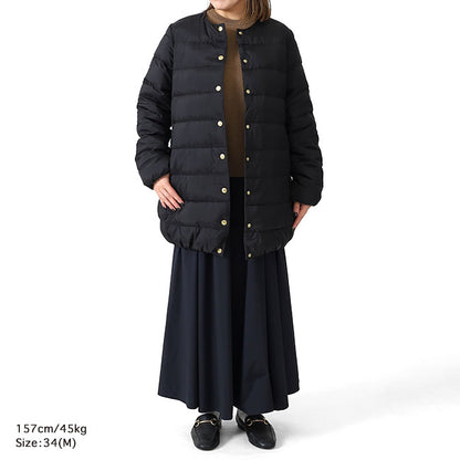 Traditional Weatherwear トラディショナルウェザーウェア アークリー ロング ダウンコート L252CIDCO0497OZ ノーカラーコート レディース