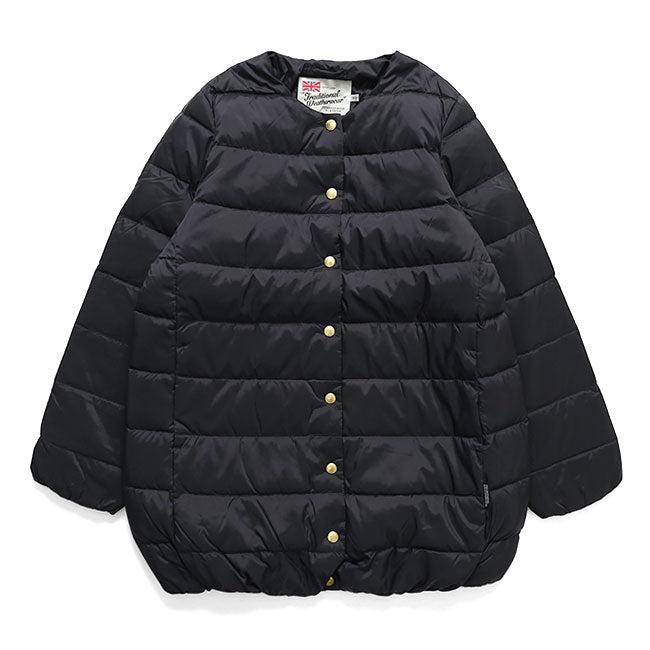 Traditional Weatherwear トラディショナルウェザーウェア アークリー ロング ダウンコート L252CIDCO0497OZ ノーカラーコート レディース