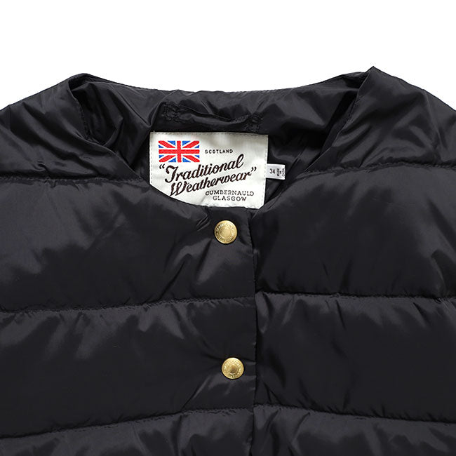 Traditional Weatherwear トラディショナルウェザーウェア アークリー ロング ダウンコート L252CIDCO0497OZ ノーカラーコート レディース