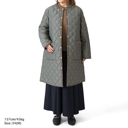 Traditional Weatherwear トラディショナルウェザーウェア アークリー Aライン ロングコート L252APQCO0486AA キルティングコート レディース