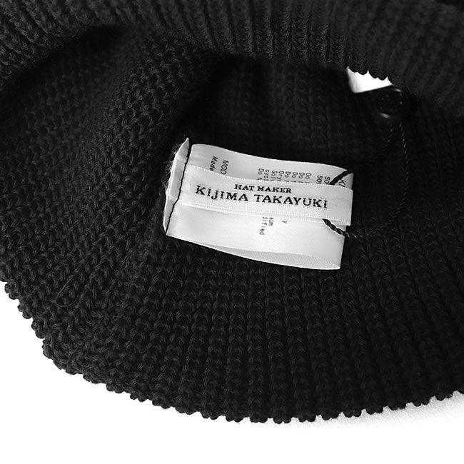 KIJIMA TAKAYUKI COTTON ACRYLIC WATCH CAP KN-231004