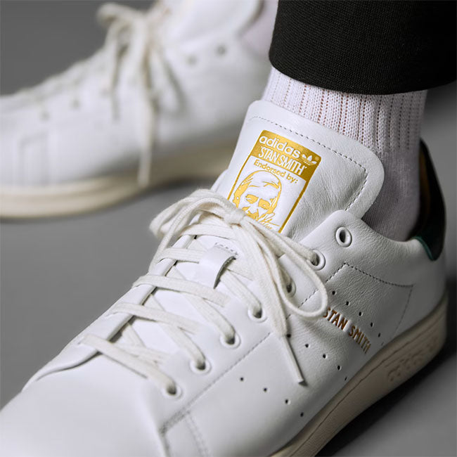 adidas アディダスオリジナルス スタンスミス ラグジュアリー  レザー スニーカー HP2201 本革 白緑 シューズ メンズ レディース
