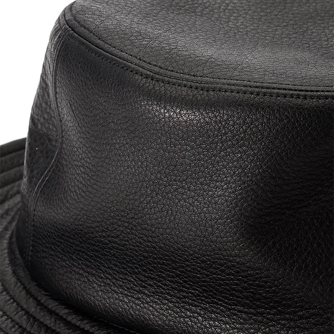 KIJIMA TAKAYUKI COWHIDE 5PANEL HAT 251001