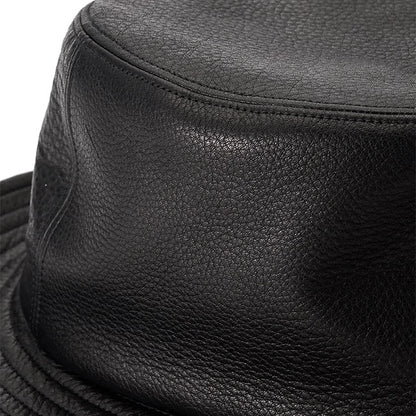 KIJIMA TAKAYUKI COWHIDE 5PANEL HAT 251001