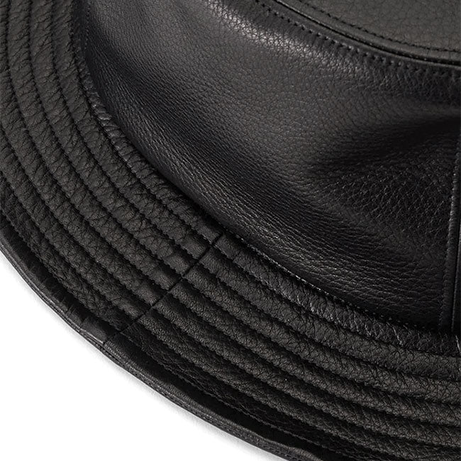 KIJIMA TAKAYUKI COWHIDE 5PANEL HAT 251001