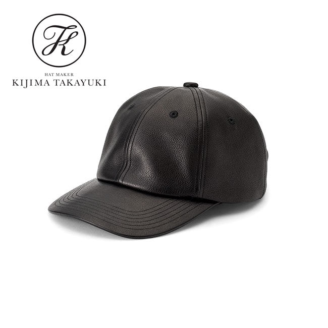 KIJIMA TAKAYUKI COWHIDE 6PANEL CAP 251002