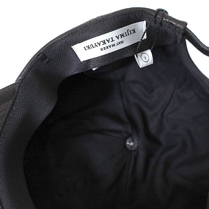 KIJIMA TAKAYUKI COWHIDE 6PANEL CAP 251002