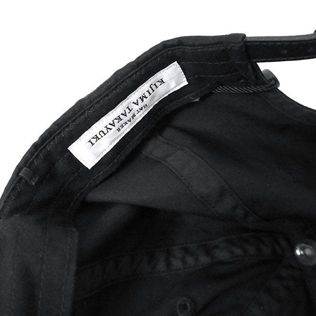 KIJIMA TAKAYUKI DESTROYED COTTON 6PANEL CAP 251004