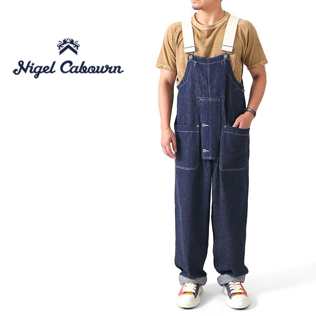 Nigel Cabourn ナイジェルケーボン ライブロ P-51 日本デニム ダンガリー 80431350500 オーバーオール メンズ