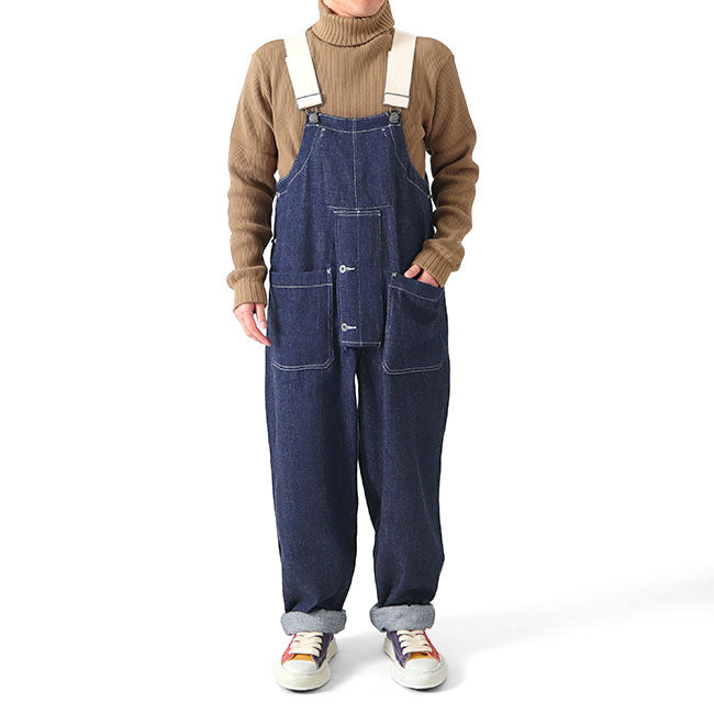 Nigel Cabourn ナイジェルケーボン ライブロ P-51 日本デニム ダンガリー 80431350500 オーバーオール メンズ