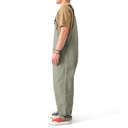 Nigel Cabourn ナイジェルケーボン ライブロ P-58 コットンリップストップ ダンガリー 80431350520 オーバーオール メンズ