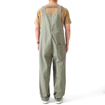 Nigel Cabourn ナイジェルケーボン ライブロ P-58 コットンリップストップ ダンガリー 80431350520 オーバーオール メンズ