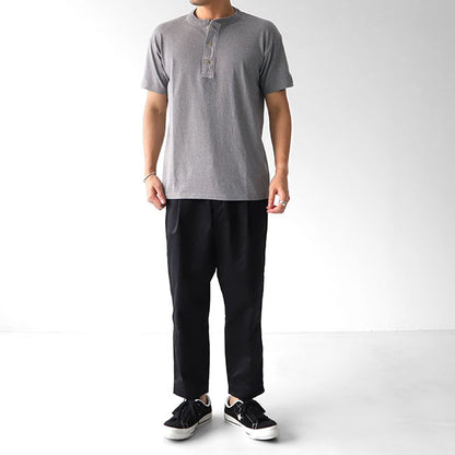 Nigel Cabourn ナイジェルケーボン ビンテージ ヘンリーネックTシャツ 80380021015 (メンズ)