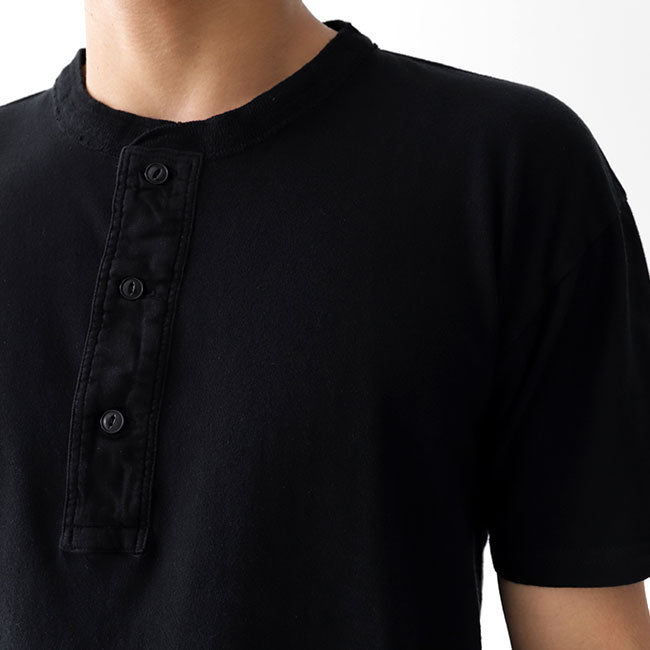 Nigel Cabourn ナイジェルケーボン ビンテージ ヘンリーネックTシャツ 80380021015 (メンズ)