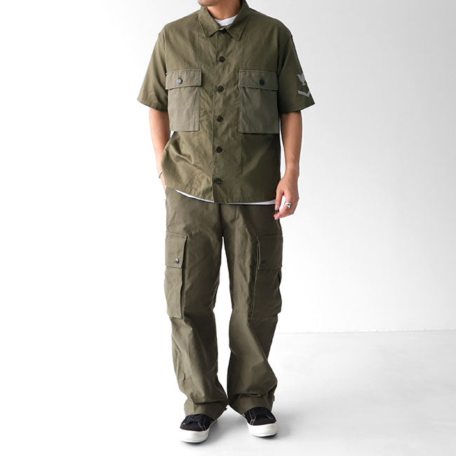 Nigel Cabourn ナイジェルケーボン ユーティリティシャツ 80380011001 ミリタリーシャツ (メンズ)