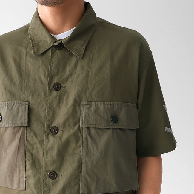 Nigel Cabourn ナイジェルケーボン ユーティリティシャツ 80380011001 ミリタリーシャツ (メンズ)