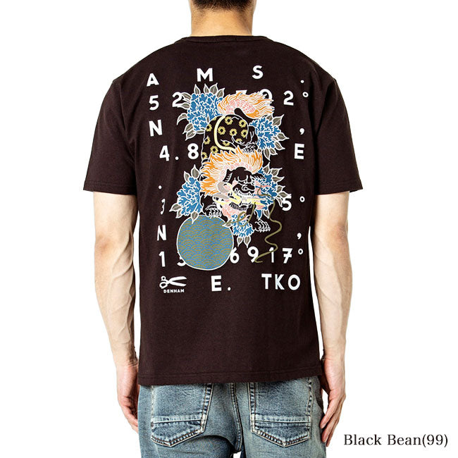 DENHAM デンハム バックプリントTシャツ LIONS DENHAM TEE HCJ 半袖Tシャツ (メンズ)