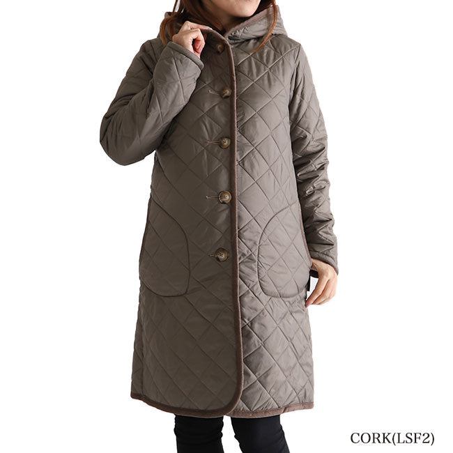 LAVENHAM ラベンハム ブランドン ファー ラブンスター キルティングコート ロングコート BRUNDON FUR LAVENSTER (レディース)