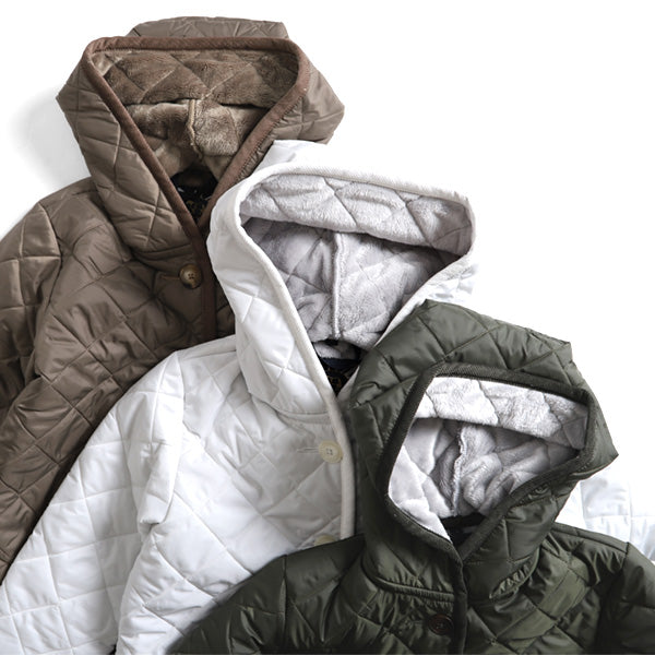 LAVENHAM ラベンハム ブランドン ファー ラブンスター キルティングコート ロングコート BRUNDON FUR LAVENSTER (レディース)