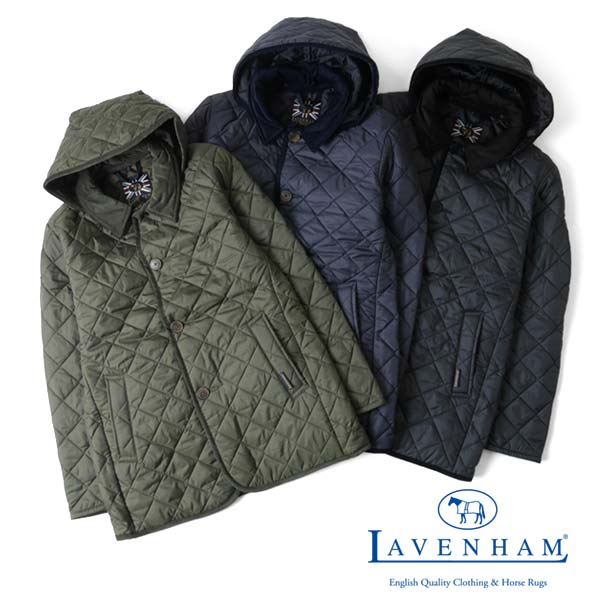LAVENHAM ラベンハム デンストン スリムフィット キルティングジャケット DENSTON 3 (メンズ)