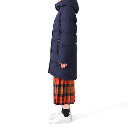 Lacoste ラコステ フード付き ミドル丈 ダウンコート BF275EL 撥水 レディース