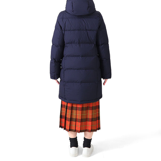 Lacoste ラコステ フード付き ミドル丈 ダウンコート BF275EL 撥水 レディース