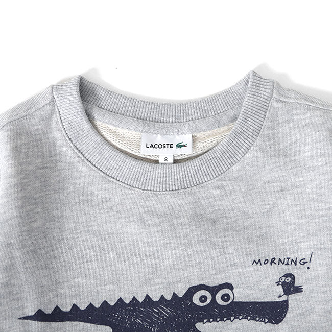 Lacoste ラコステ マシュー・ランガイル コラボ アートロゴ スウェット SJ9739L トレーナー キッズ ギフト プレゼント