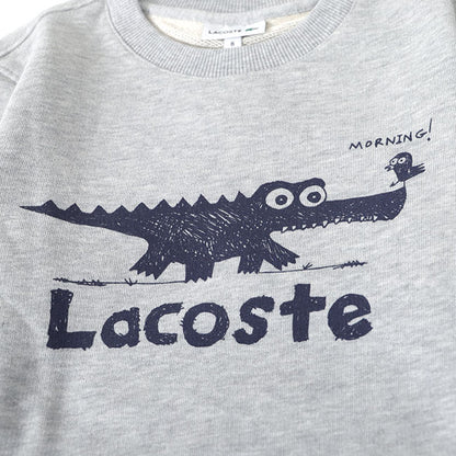 Lacoste ラコステ マシュー・ランガイル コラボ アートロゴ スウェット SJ9739L トレーナー キッズ ギフト プレゼント