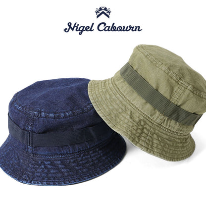 Nigel Cabourn ナイジェルケーボン LYBRO ライブロ ACC-2 日本デニム ナムバケットハット 80441366005 帽子 メンズ レディース
