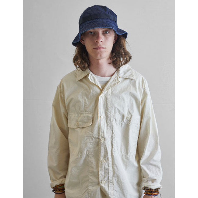 Nigel Cabourn ナイジェルケーボン LYBRO ライブロ ACC-2 日本デニム ナムバケットハット 80441366005 帽子 メンズ レディース