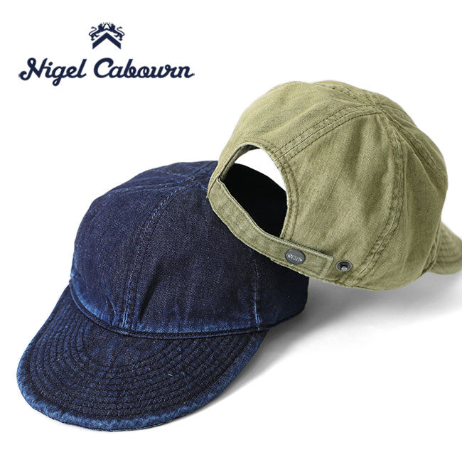 Nigel Cabourn ナイジェルケーボン LYBRO ライブロ ACC-1 6パネル 日本デニム メカニックキャップ 80441366000 帽子 メンズ レディース