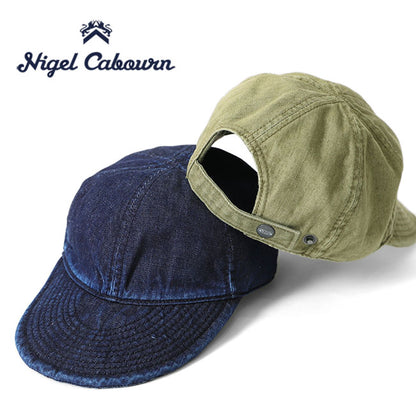 Nigel Cabourn ナイジェルケーボン LYBRO ライブロ ACC-1 6パネル 日本デニム メカニックキャップ 80441366000 帽子 メンズ レディース