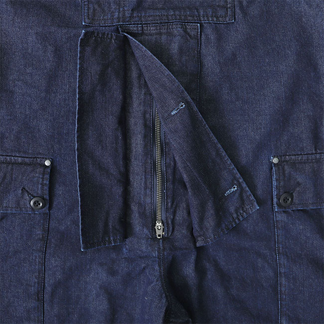 Nigel Cabourn ナイジェルケーボン LYBRO ライブロ P-51 日本デニム ファクトリー ダンガリー 80441350500 オーバーオール オールインワン メンズ