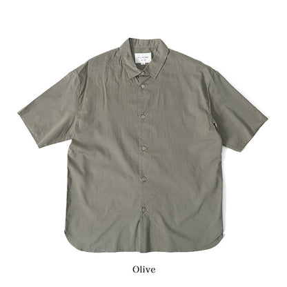 Still By Hand スティルバイハンド レギュラーカラー プレーンシャツ SH08201 半袖シャツ (メンズ)