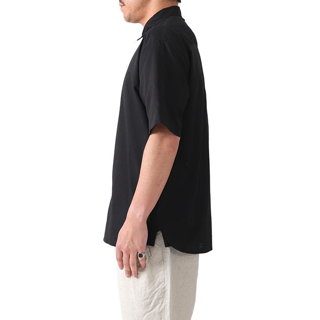Still By Hand スティルバイハンド レギュラーカラー プレーンシャツ SH08201 半袖シャツ (メンズ)
