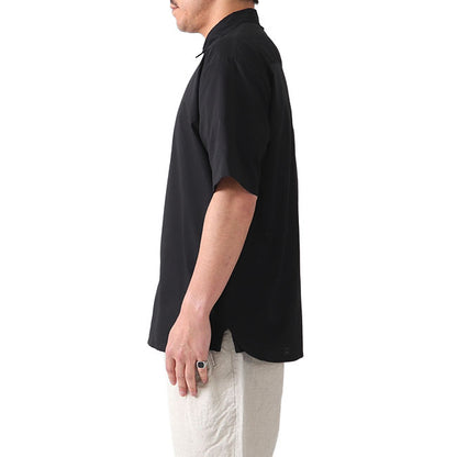 Still By Hand スティルバイハンド レギュラーカラー プレーンシャツ SH08201 半袖シャツ (メンズ)