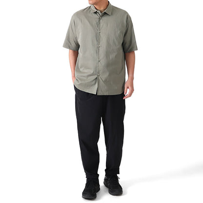 Still By Hand スティルバイハンド レギュラーカラー プレーンシャツ SH08201 半袖シャツ (メンズ)