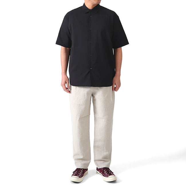 Still By Hand スティルバイハンド レギュラーカラー プレーンシャツ SH08201 半袖シャツ (メンズ)