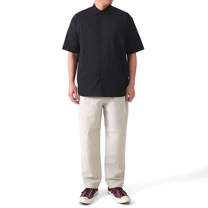 Still By Hand スティルバイハンド レギュラーカラー プレーンシャツ SH08201 半袖シャツ (メンズ)