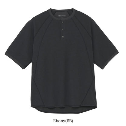 Goldwin ゴールドウィン メッシュワッフル アクチノイド ヘンリーネックTシャツ GL66143 半袖Tシャツ サーマル メンズ