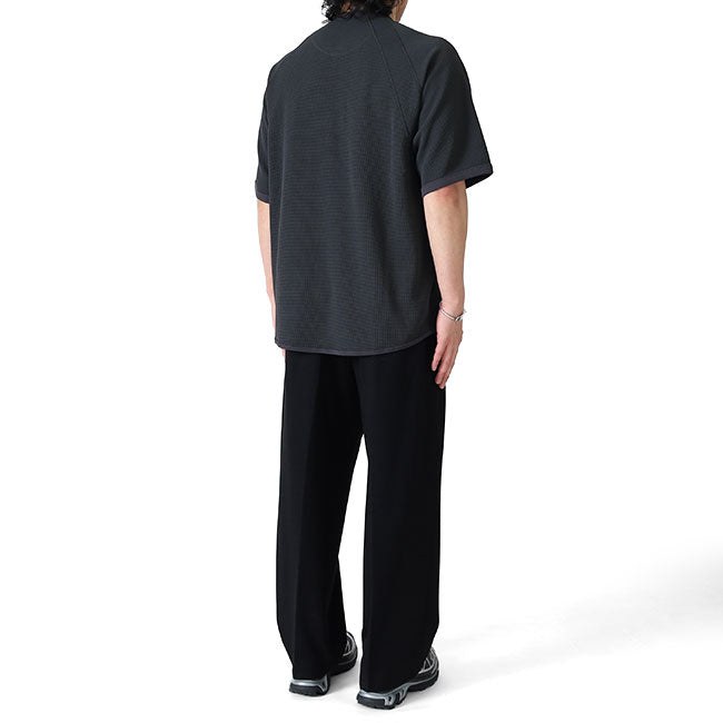 Goldwin ゴールドウィン メッシュワッフル アクチノイド ヘンリーネックTシャツ GL66143 半袖Tシャツ サーマル メンズ